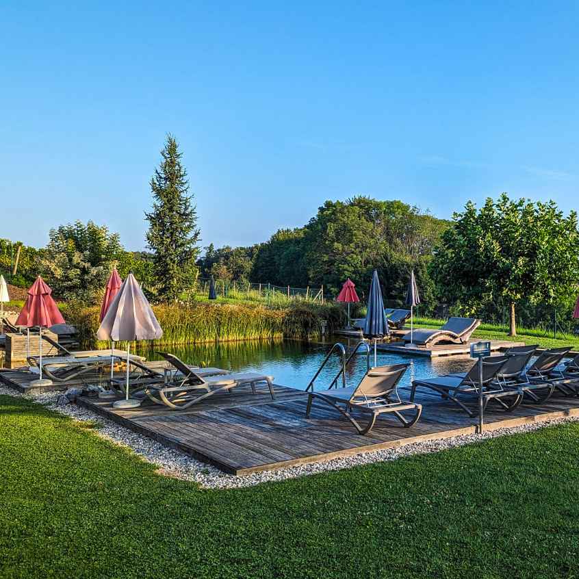 Ratscher Landhaus mit Kindern Naturpool