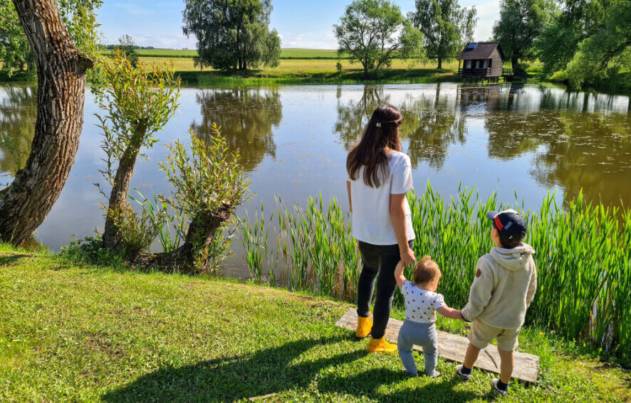 kampseen waldviertel mit kind und baby