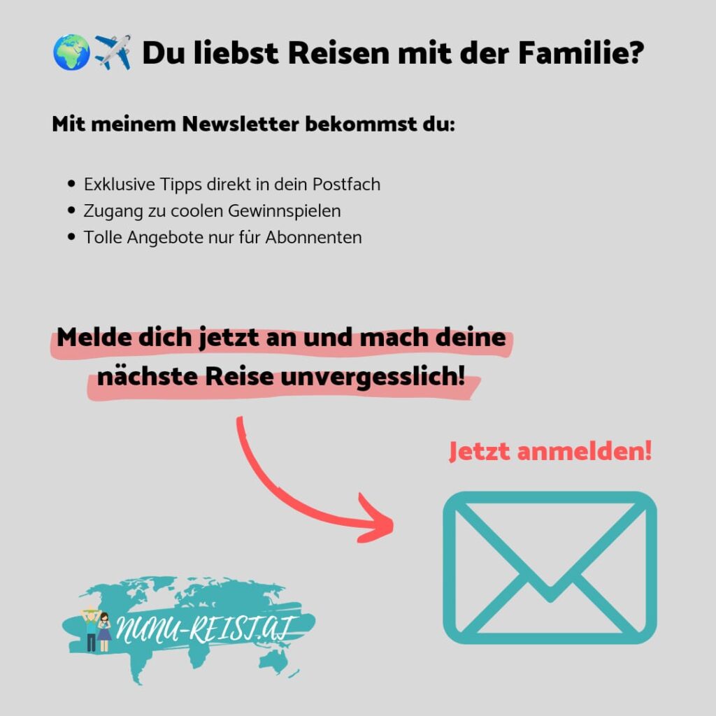 Newsletter Reisen mit der Familie