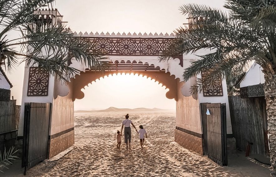 Abu Dhabi mit Kind, Kleinkind und Baby