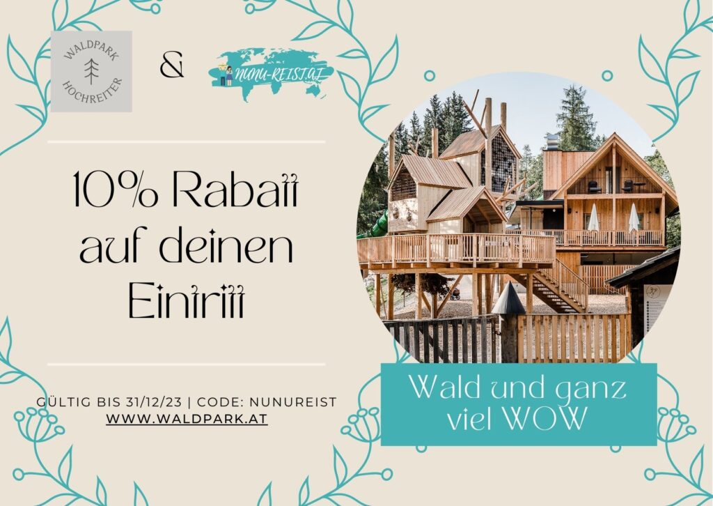 Gutschein Waldpark Hochreiter 10 Prozent Rabatt