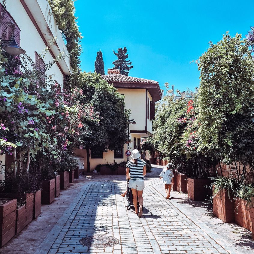 Altstadt Antalya Türkei Kind