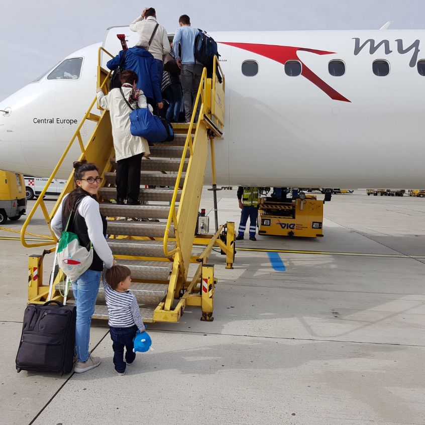 Fliegen mit Handgepäck, Kleinkind 