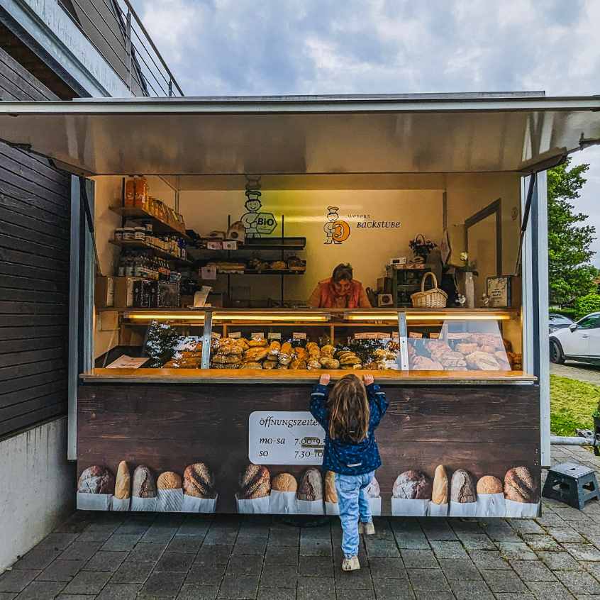 Brötchenwagen Ferienwohnpark Immenstaad Baden-Württemberg