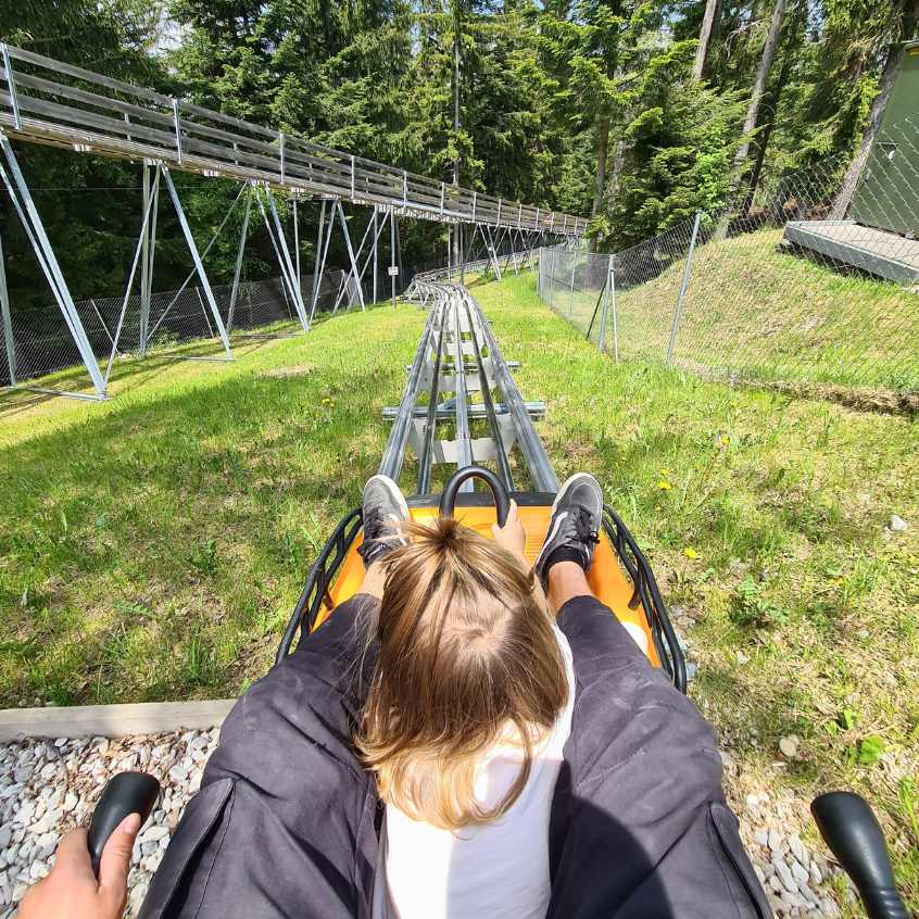 Sommerradelbahn Wexl Arena Wiener Alpen Kind