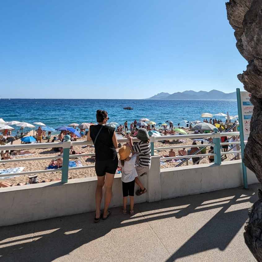 Côte d´Azur Cannes mit Kindern Strand Plage du Midi