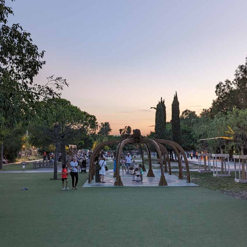 Côte d’Azur Nizza mit Kindern Spielplatz Promenade du Paillon