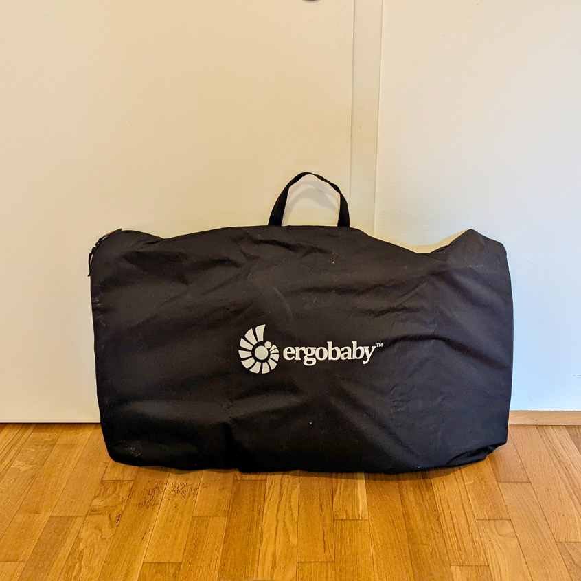 Ergobaby Evolve 3-in-1 Babywippe Erfahrungsbericht Sporttasche