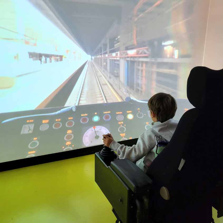 Verkehrsmuseum Remise Wien Kindern U-Bahn-Simulator