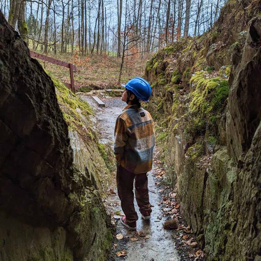 Ausgang der Mine Schaubergwerk Krobica