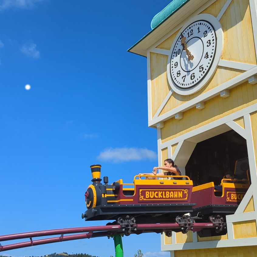 Buckelbahn Eis Greissler Erlebnispark mit Kindern