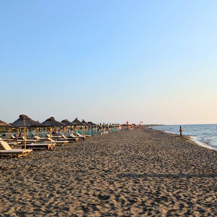 Albanien mit Kindern Dream Beach Strand Vile