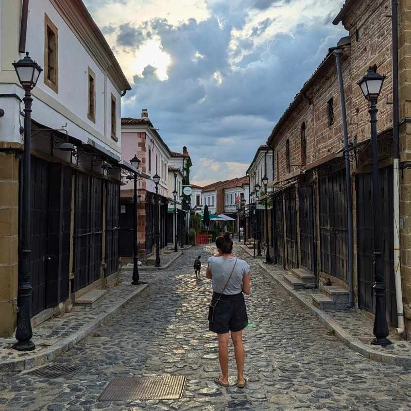 Albanien mit Kindern Korçë Altstadt