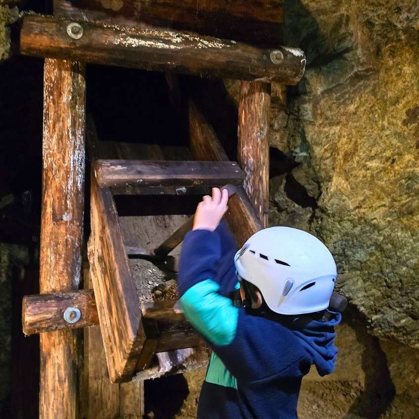 Saalfelden Leogang mit Kindern Schaubergwerk Führung