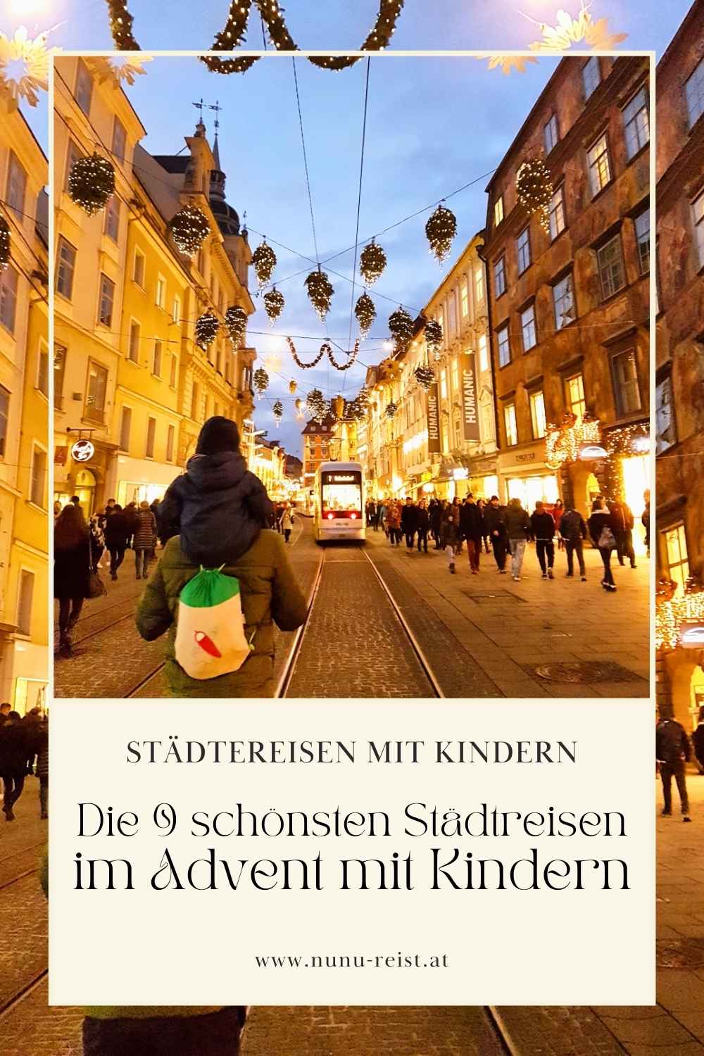 Städtereisen mit Kindern zur Weihnachtszeit