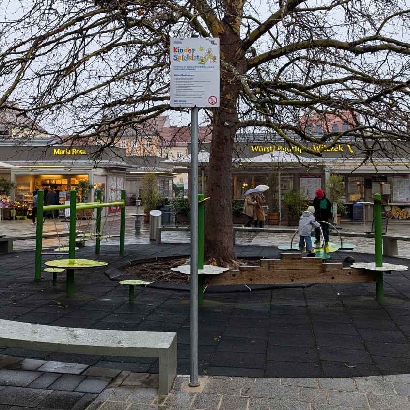 Wiener Neustadt mit Kindern Einkaufen Marienmarkt