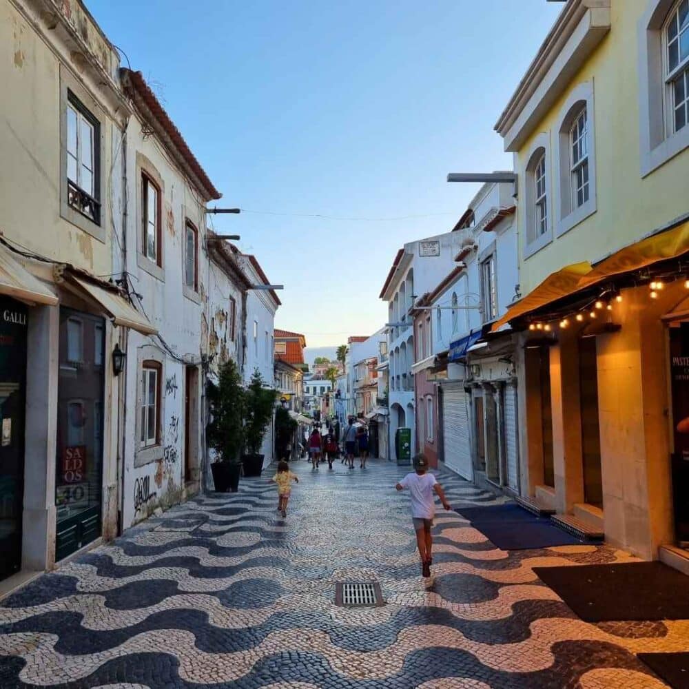 Cascais mit Kindern Abend
