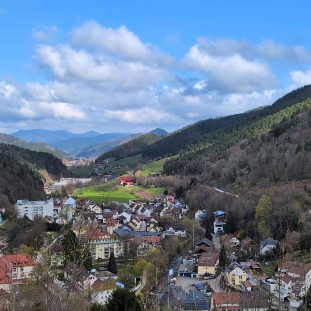 Burg Hornberg Aussicht vom Turm