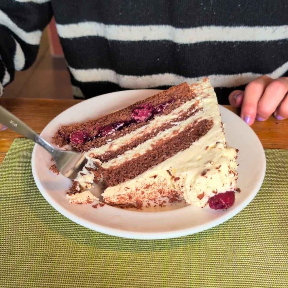 Schwarzwälder Kirschtorte im Schwarzwald