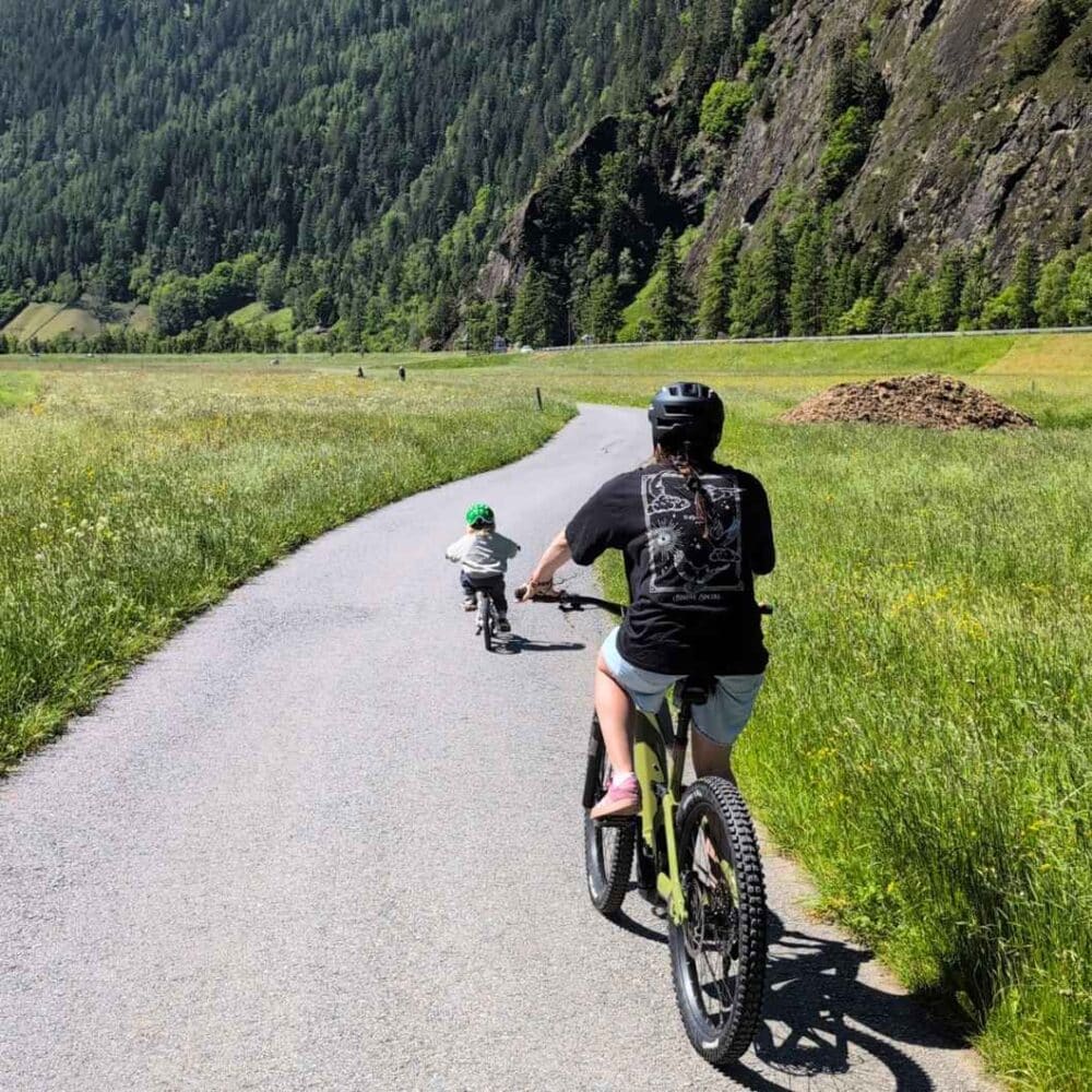Radtour mit Kindern im Ötztal